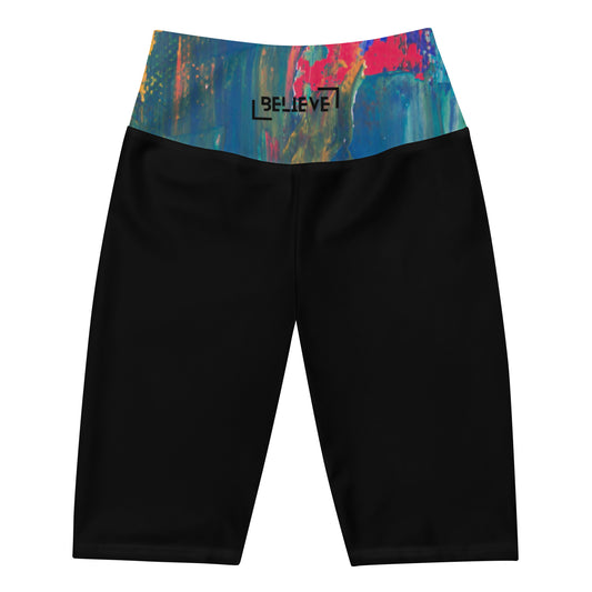 ISAN Black Biker Shorts