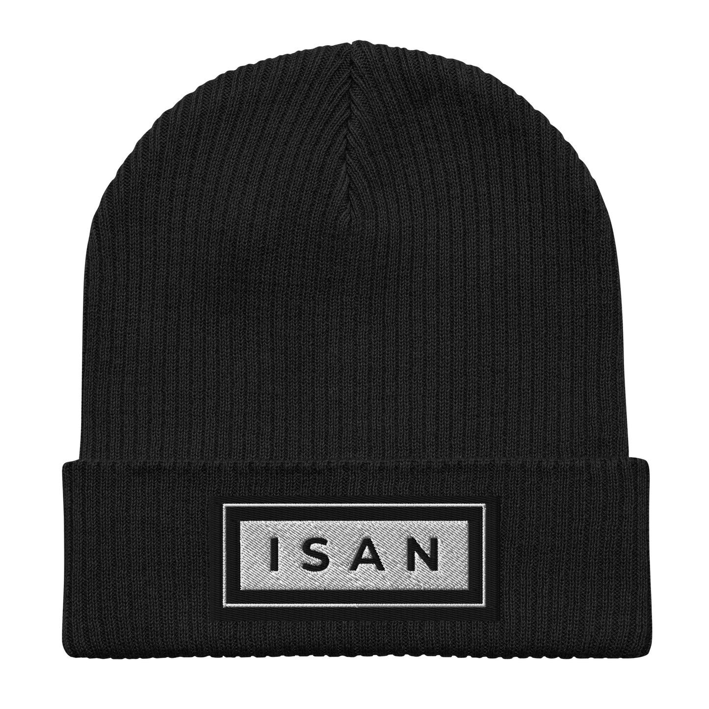 ISAN BOLD Organic Ribbed Beanie