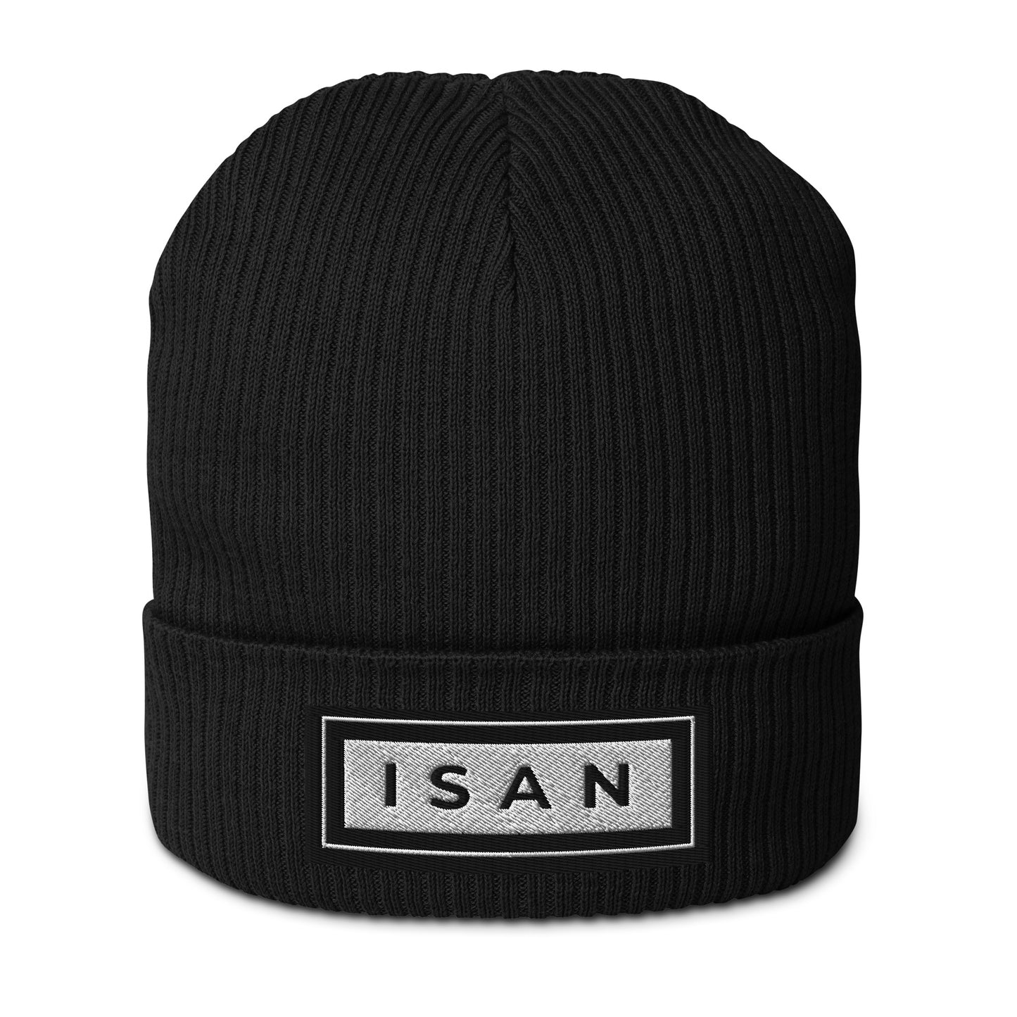 ISAN BOLD Organic Ribbed Beanie