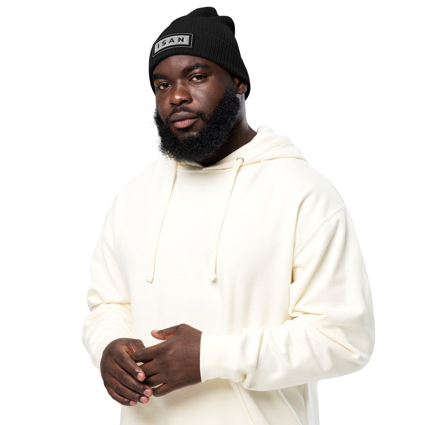 ISAN BOLD Organic Ribbed Beanie