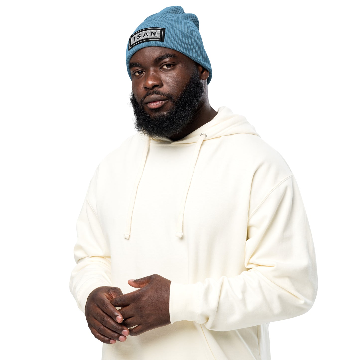 ISAN BOLD Organic Ribbed Beanie