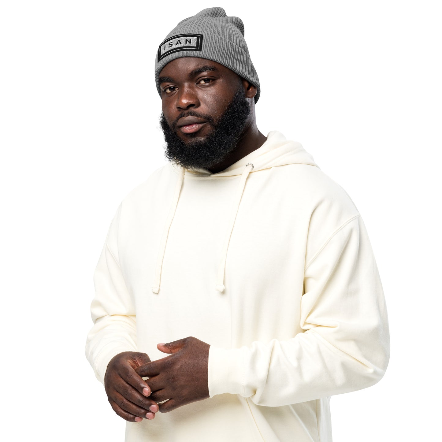 ISAN BOLD Organic Ribbed Beanie