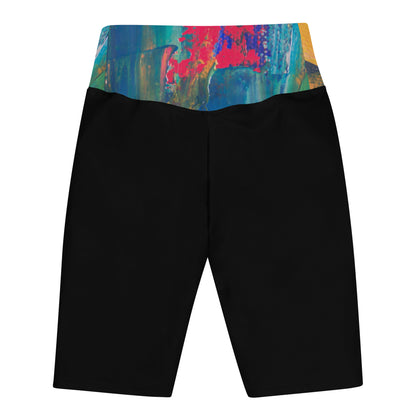 ISAN Black Biker Shorts