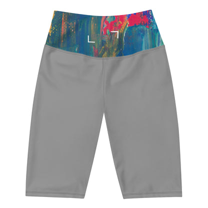 ISAN Grey Biker Shorts