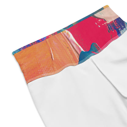 ISAN White Biker Shorts