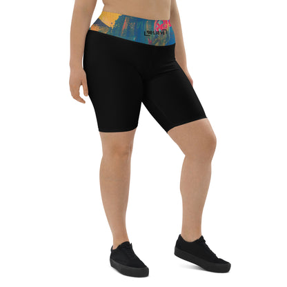 ISAN Black Biker Shorts