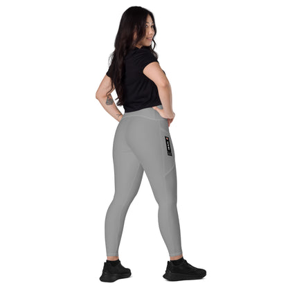 ISAN Crossover Womens Leggings With Pockets