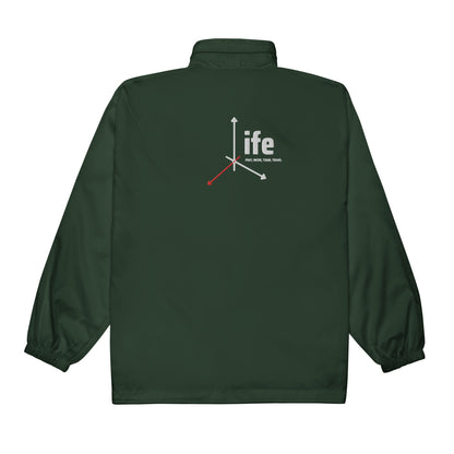 ISAN Unisex "LIFE" Windbreaker