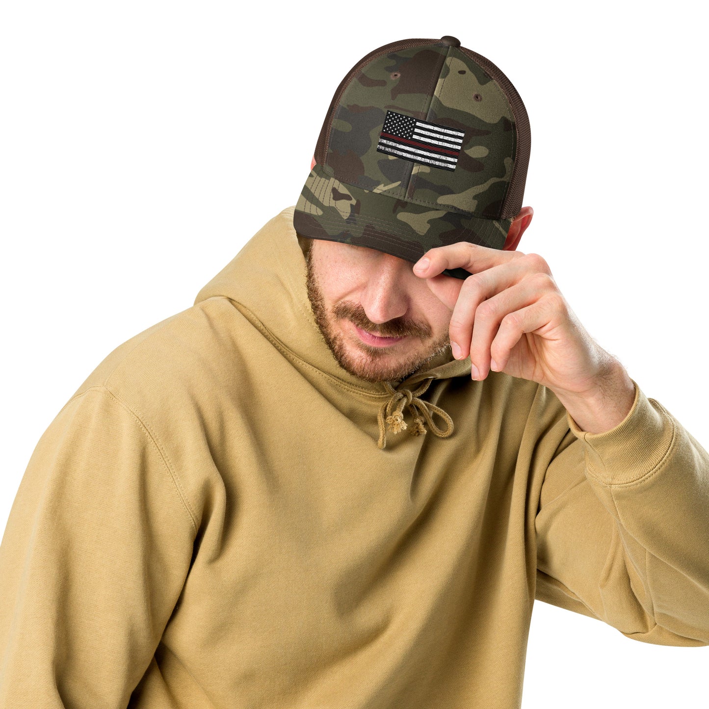 ISAN AF Camouflage Trucker Hat