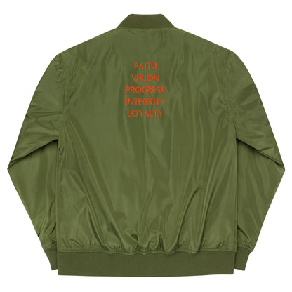 ISAN 5-Core Orange Bomber Jacket