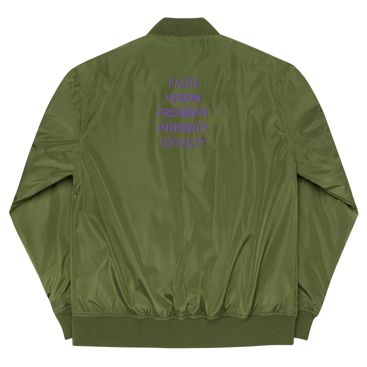 ISAN 5-Core Purple Bomber Jacket