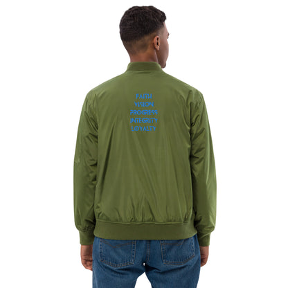 ISAN 5-Core Aqua Bomber Jacket