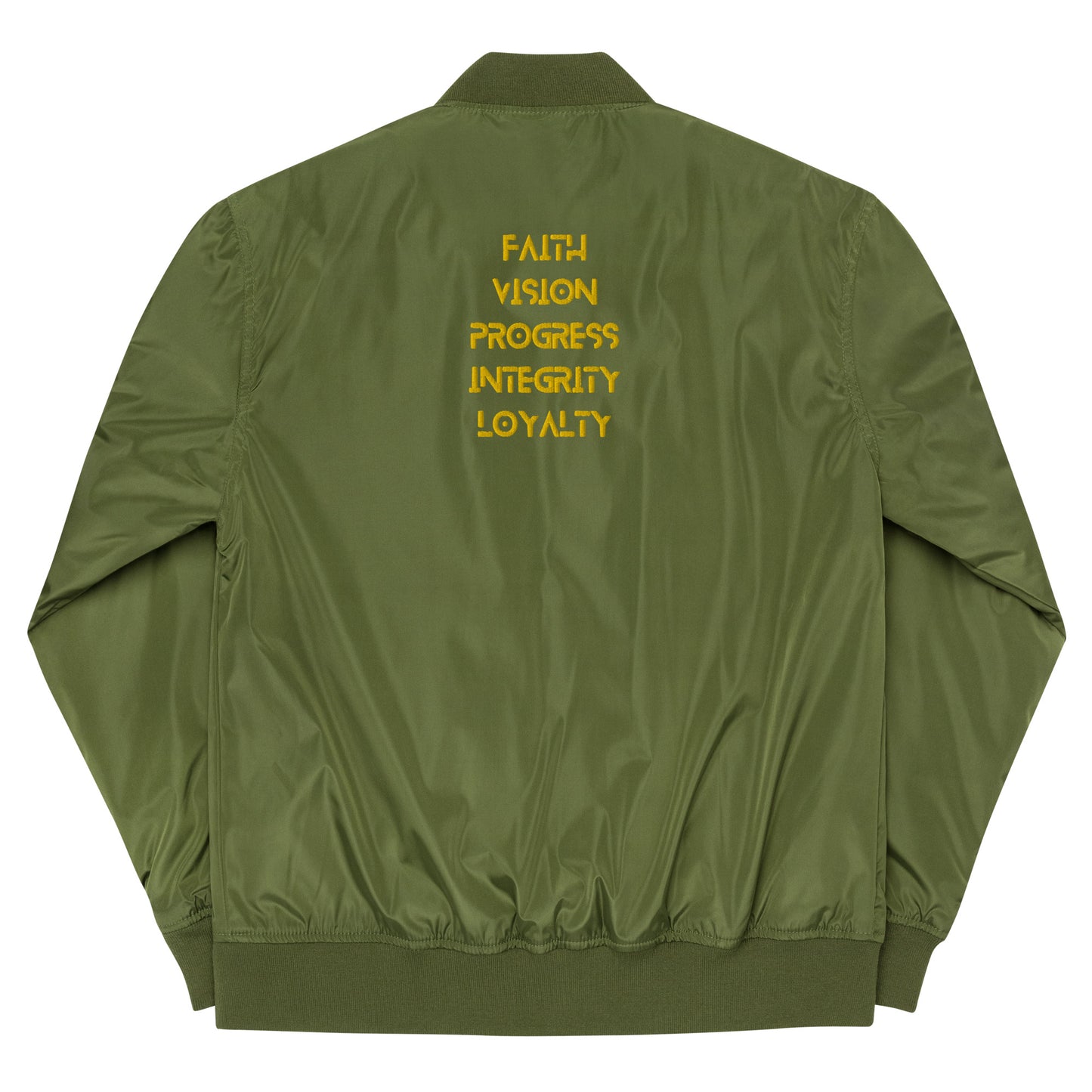 ISAN 5-Core Gold Bomber Jacket