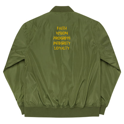 ISAN 5-Core Gold Bomber Jacket