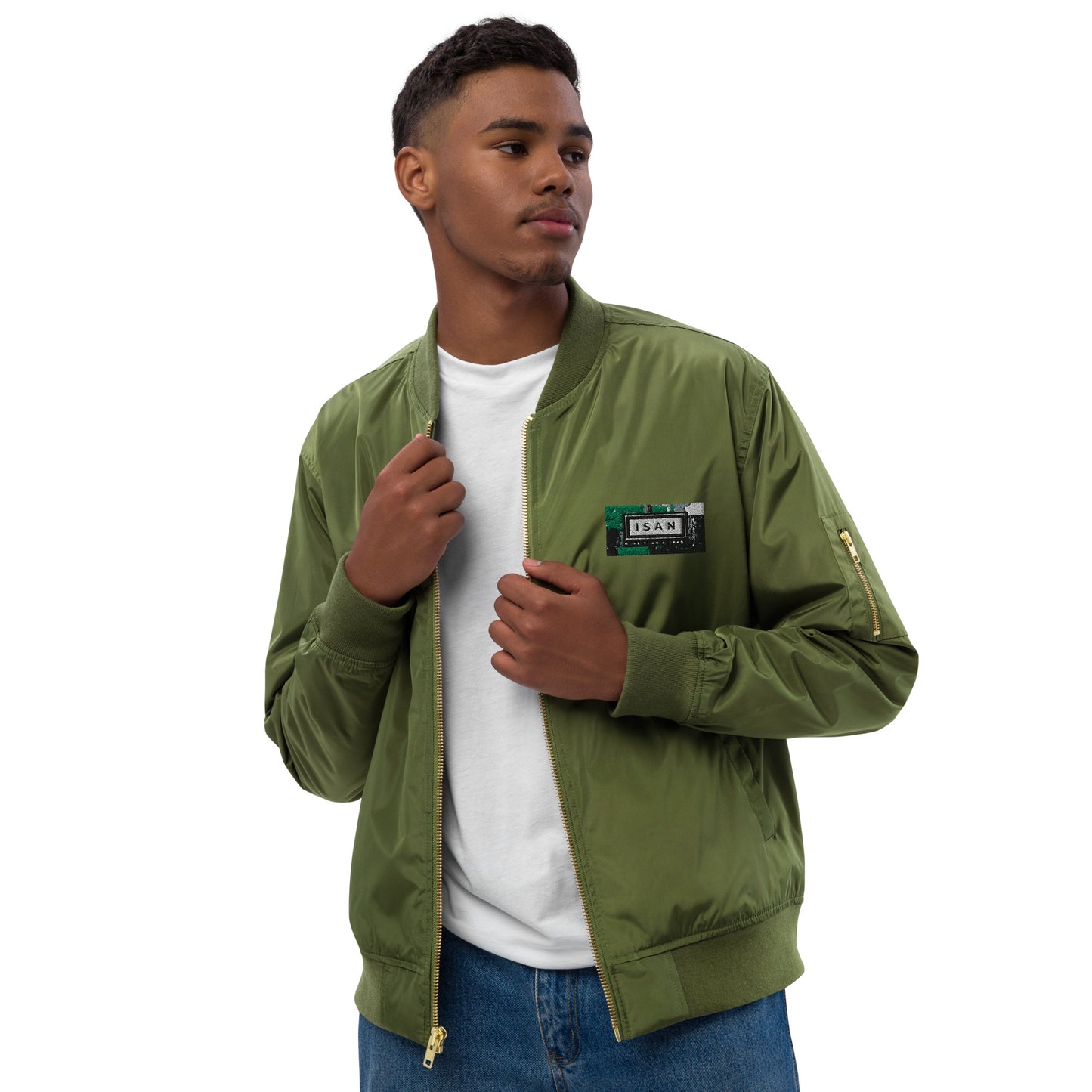 ISAN 5-Core Green Bomber Jacket