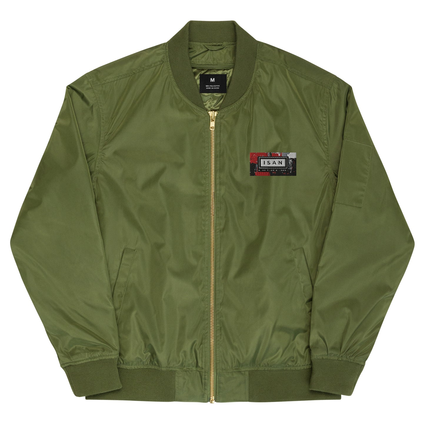 ISAN 5-Core Red Bomber Jacket