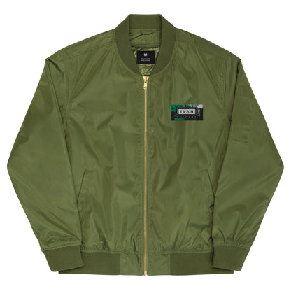 ISAN 5-Core Green Bomber Jacket