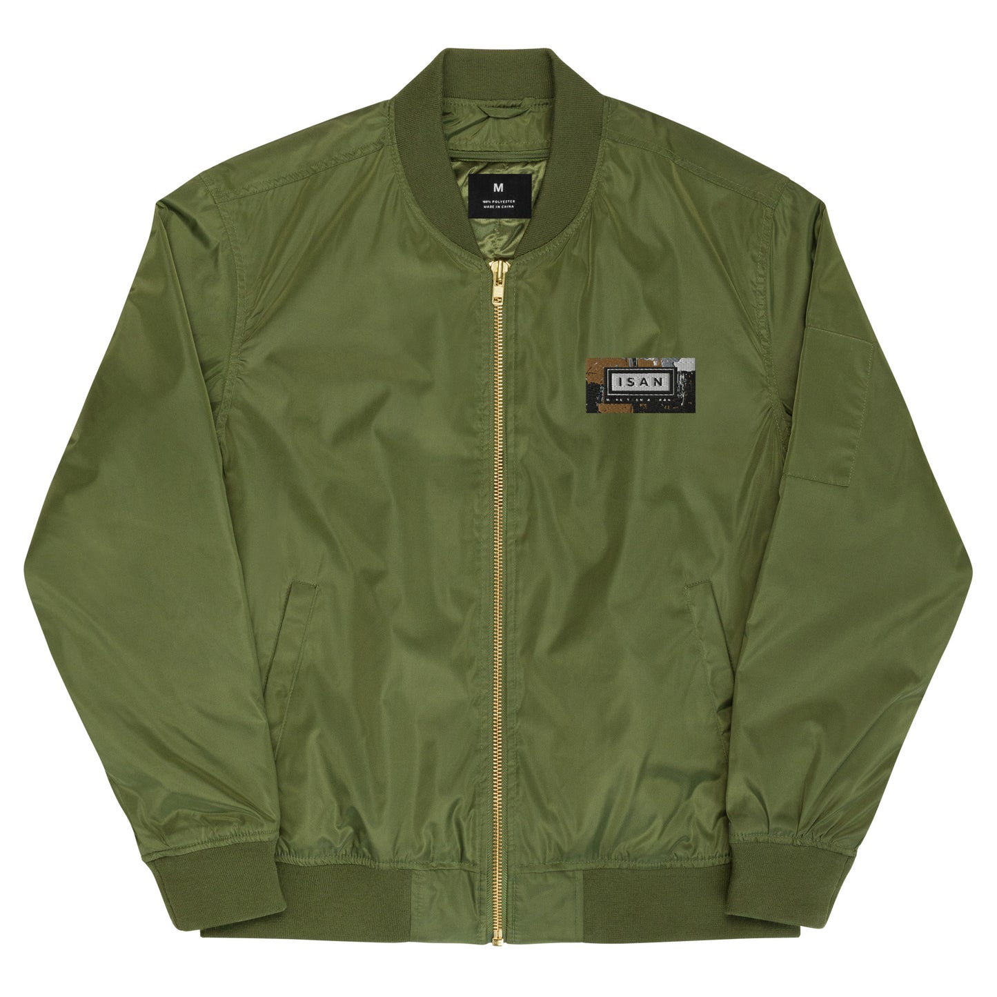 ISAN 5-Core Old Gold Bomber Jacket