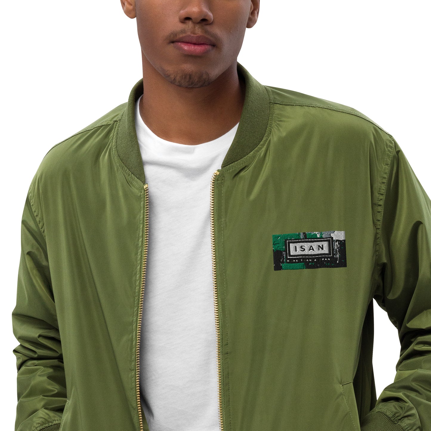 ISAN 5-Core Green Bomber Jacket