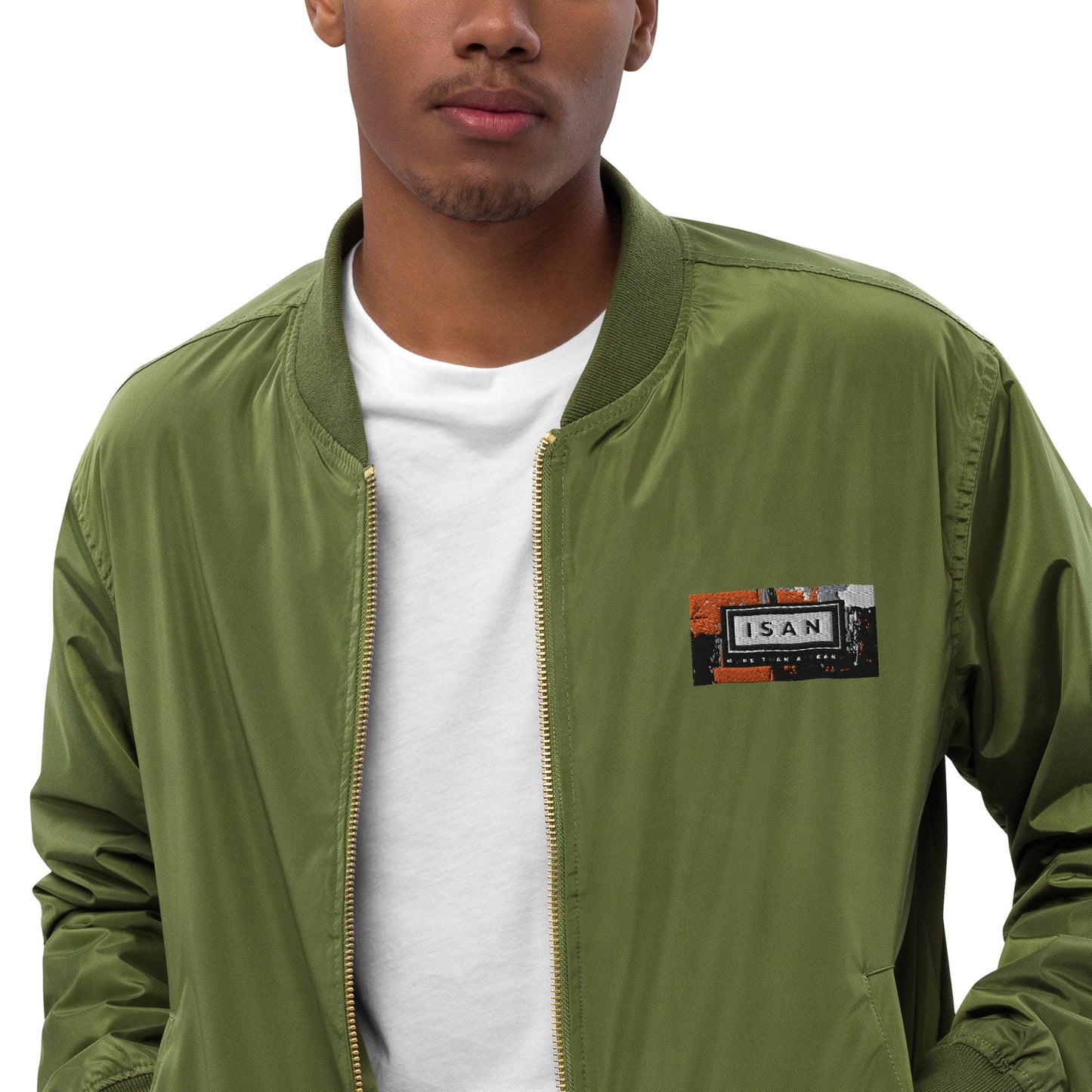 ISAN 5-Core Orange Bomber Jacket