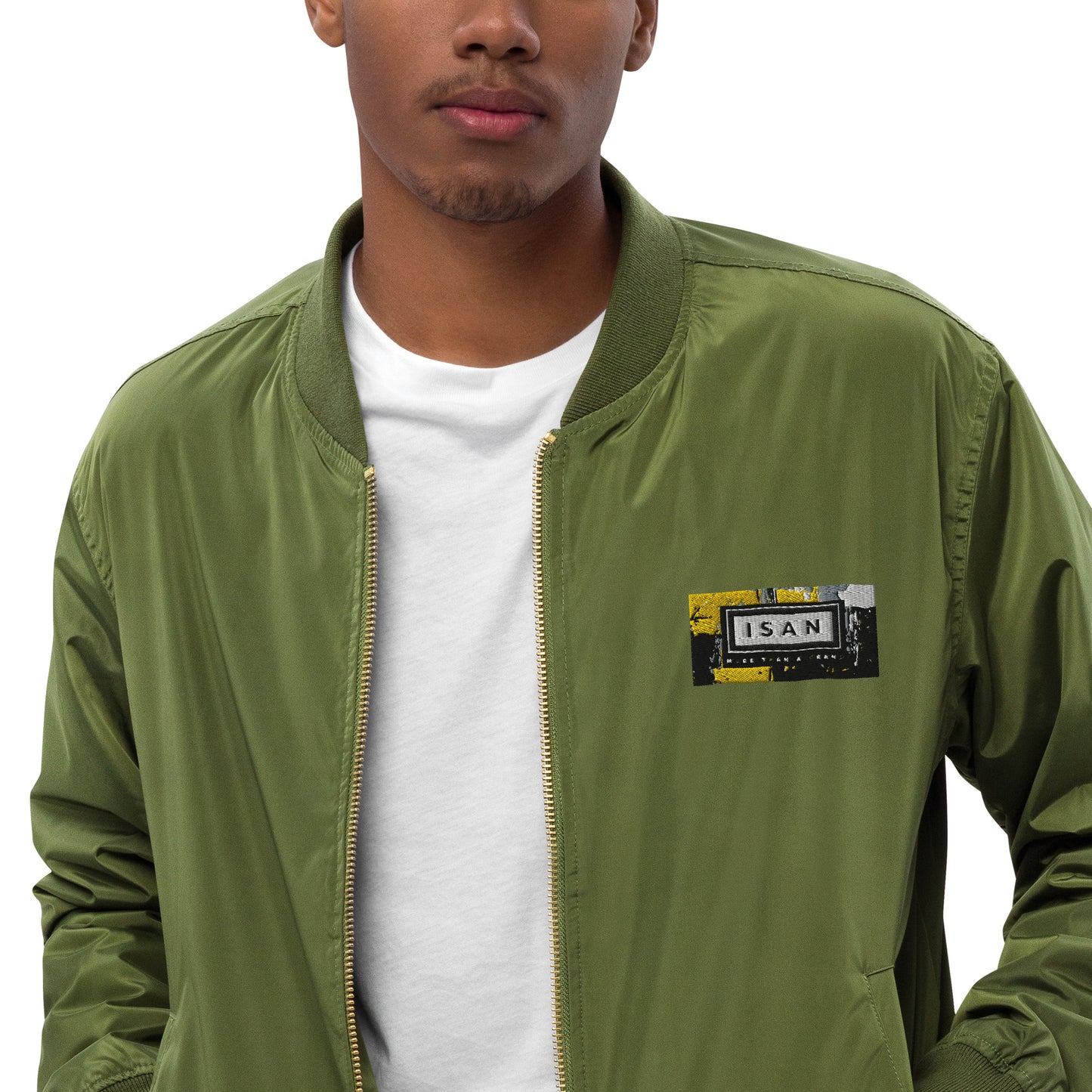 ISAN 5-Core Gold Bomber Jacket