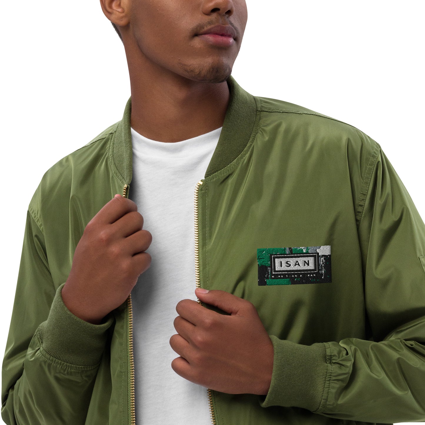 ISAN 5-Core Green Bomber Jacket