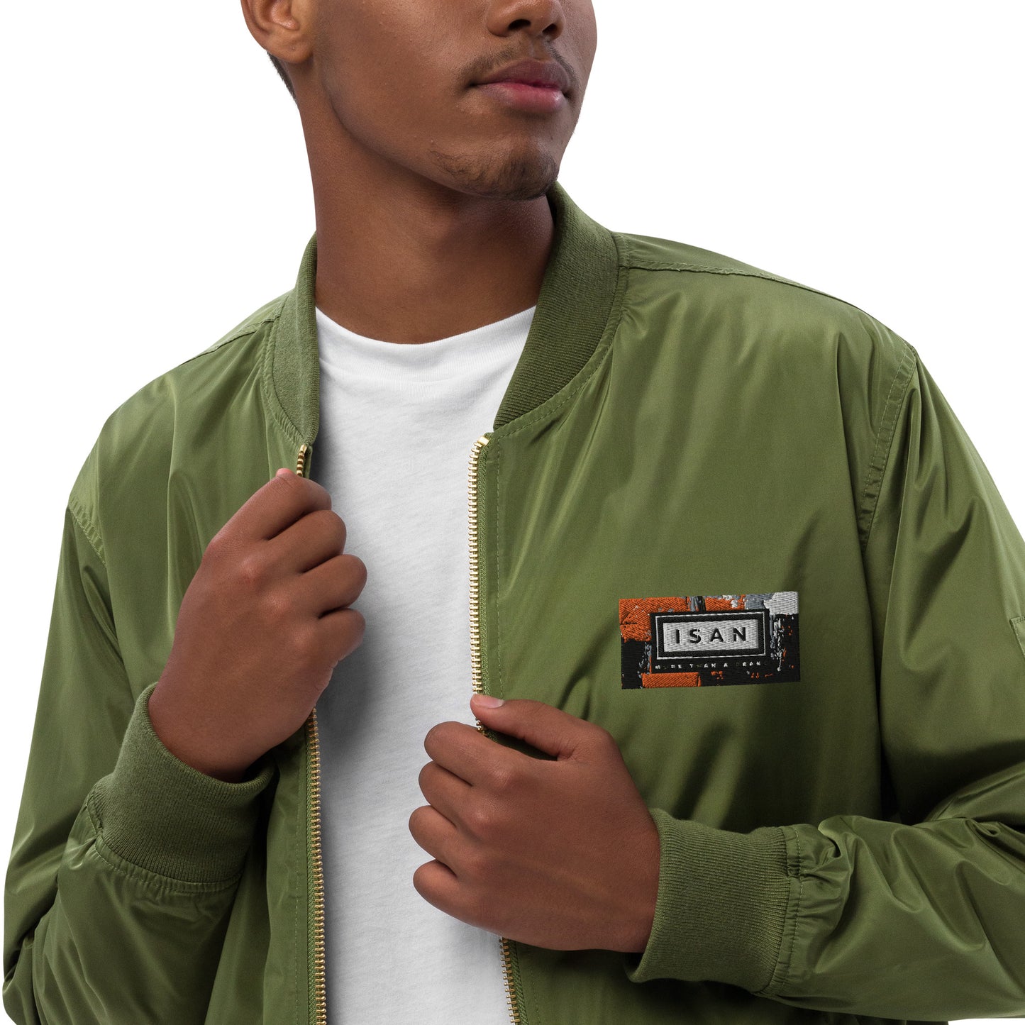 ISAN 5-Core Orange Bomber Jacket