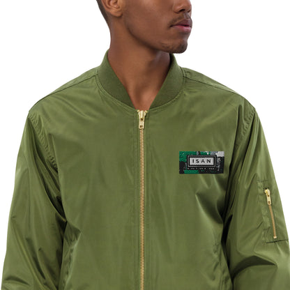 ISAN 5-Core Green Bomber Jacket