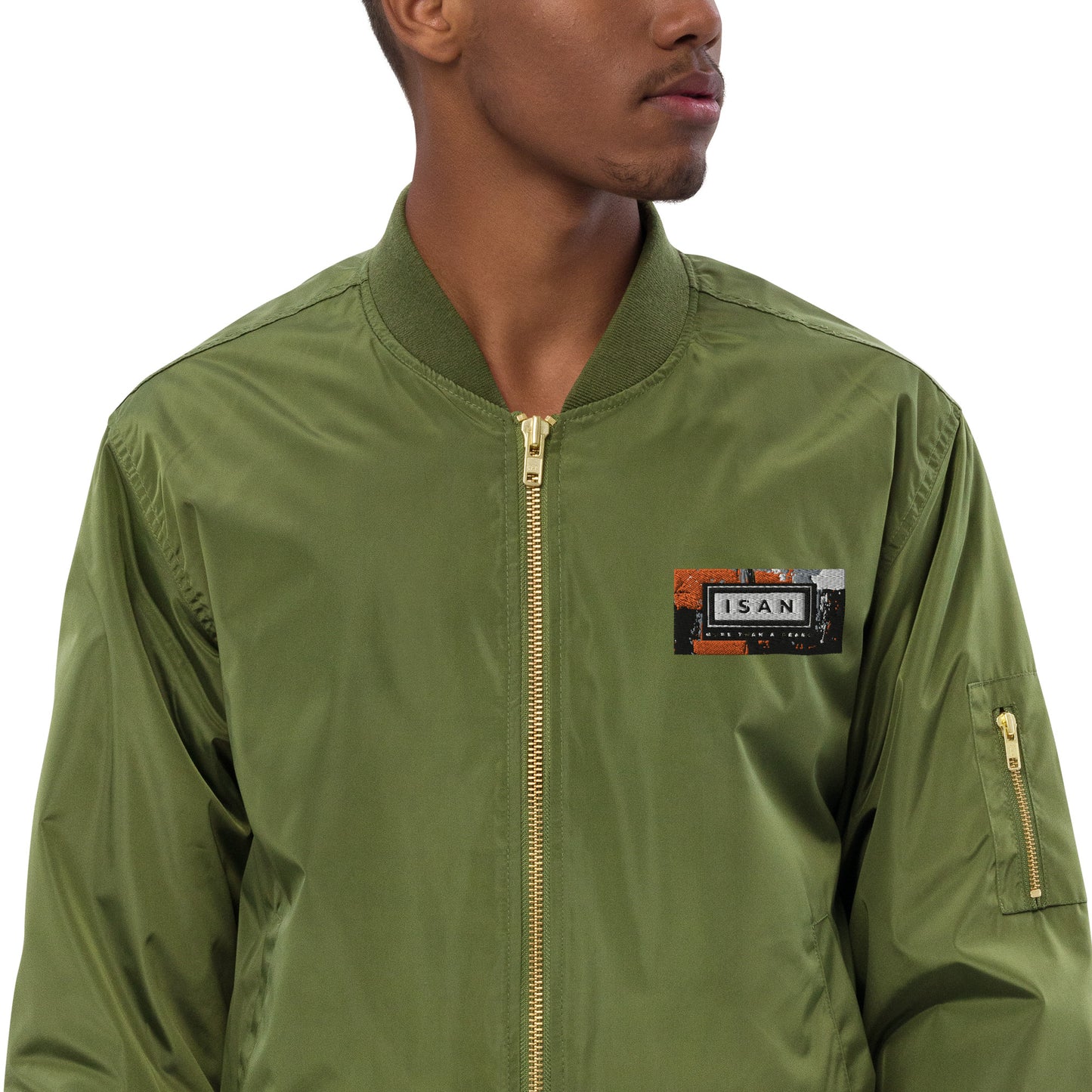 ISAN 5-Core Orange Bomber Jacket