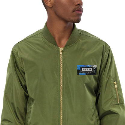 ISAN 5-Core Aqua Bomber Jacket