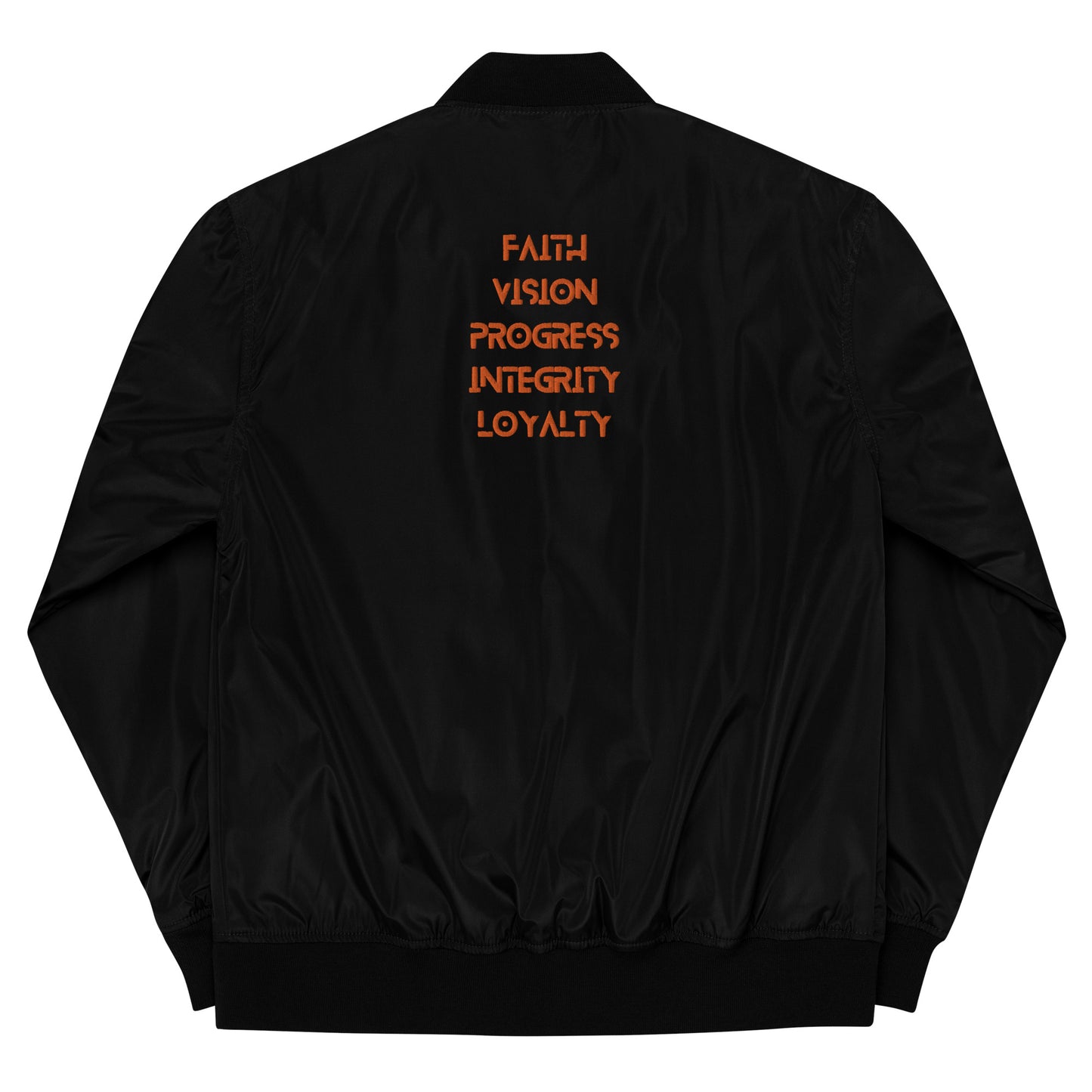 ISAN 5-Core Orange Bomber Jacket