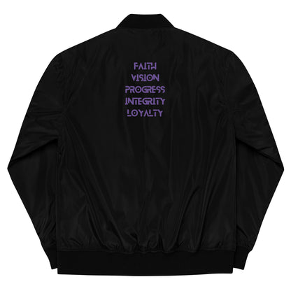 ISAN 5-Core Purple Bomber Jacket