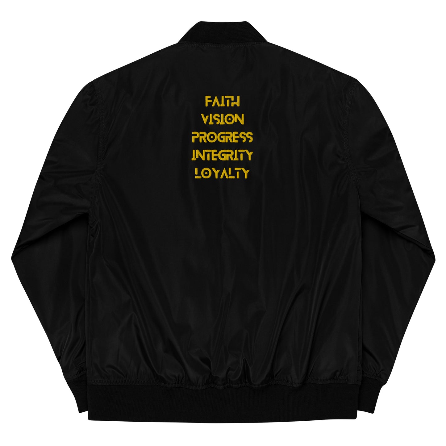 ISAN 5-Core Gold Bomber Jacket