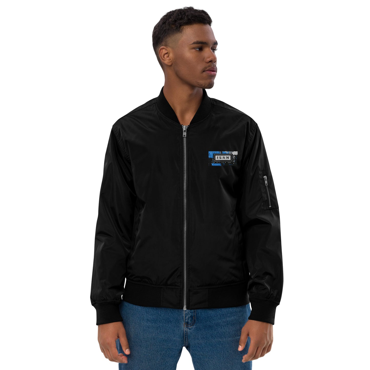 ISAN 5-Core Aqua Bomber Jacket