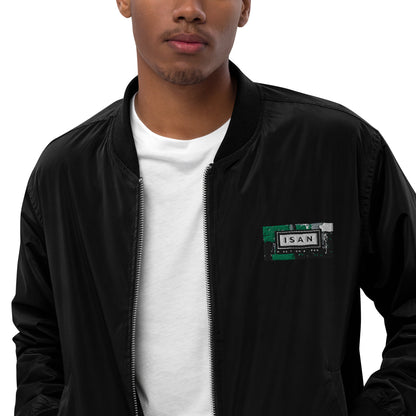 ISAN 5-Core Green Bomber Jacket