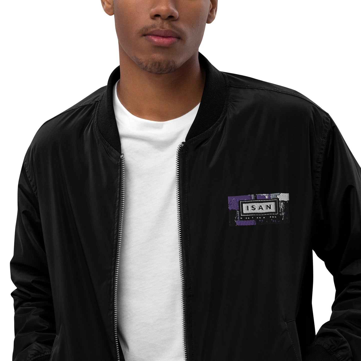 ISAN 5-Core Purple Bomber Jacket