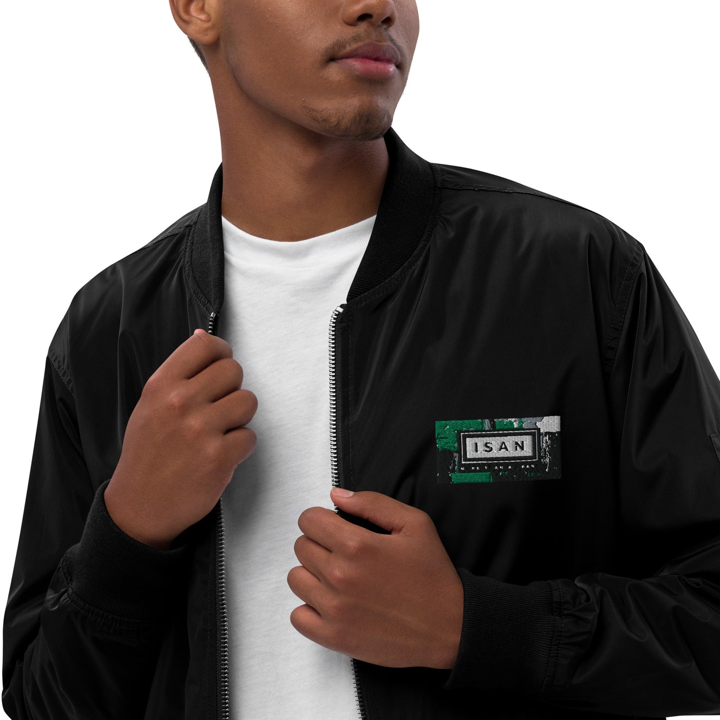 ISAN 5-Core Green Bomber Jacket