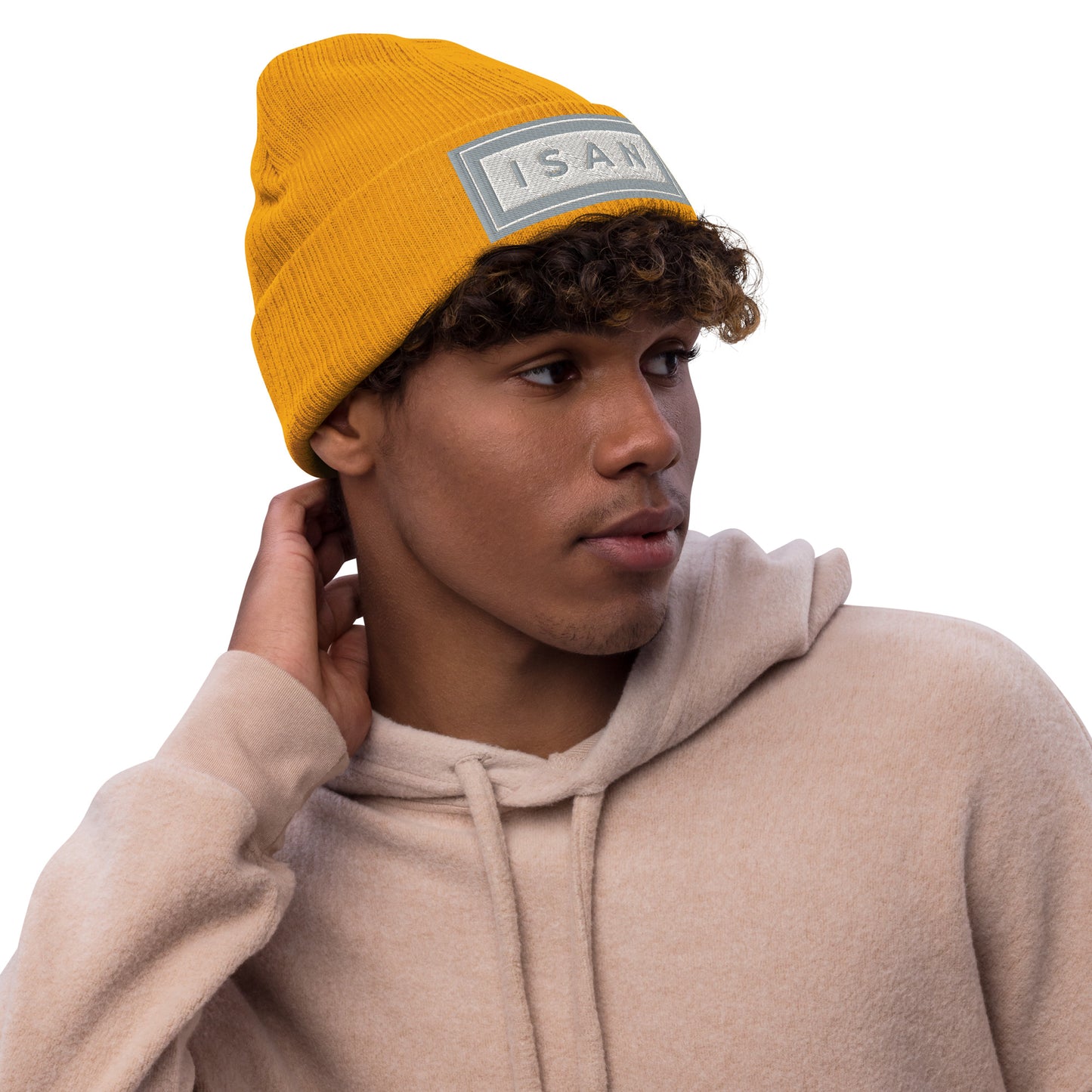 ISAN Ribbed Knit Beanie