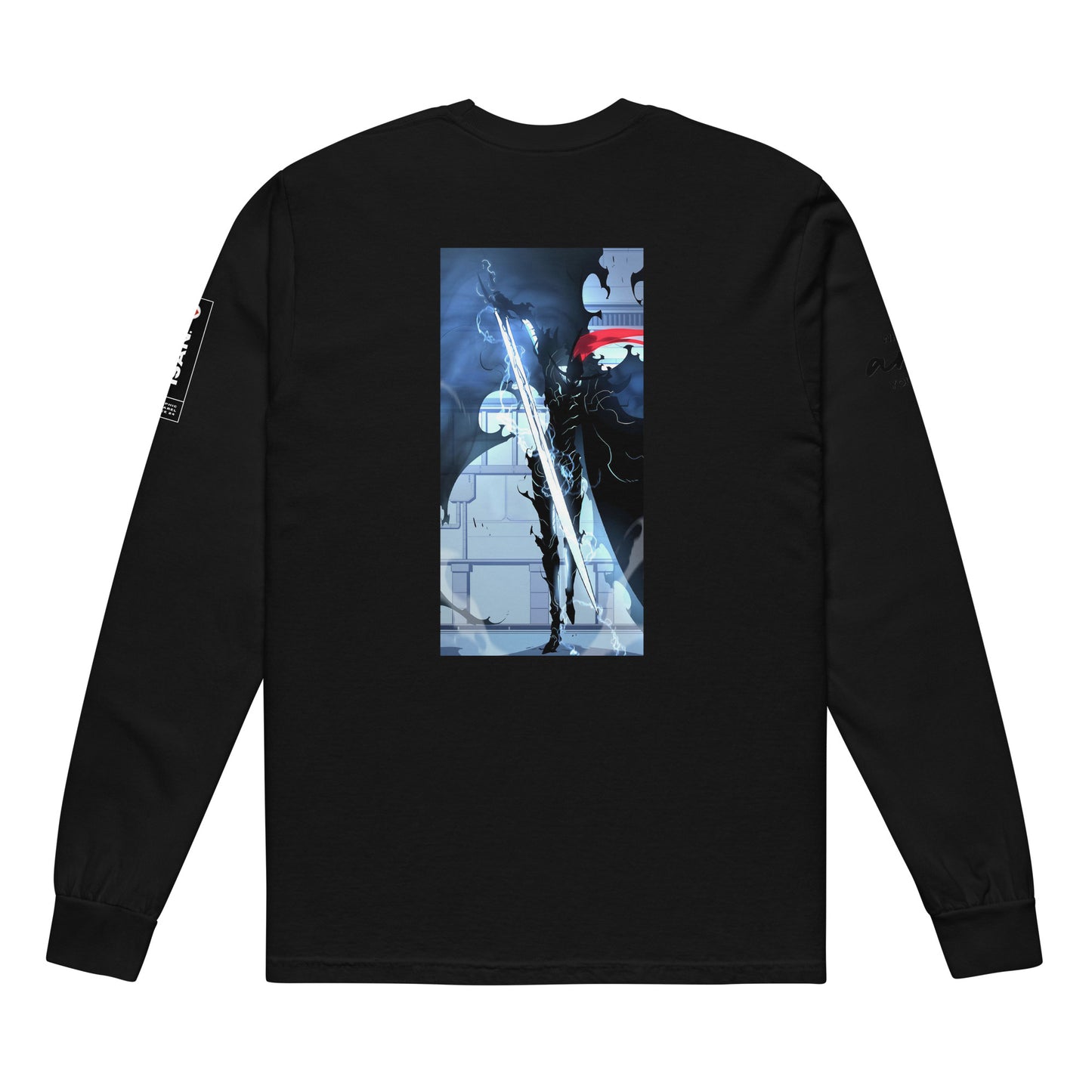 ISAN Unisex "Black Lightning" Long Sleeve