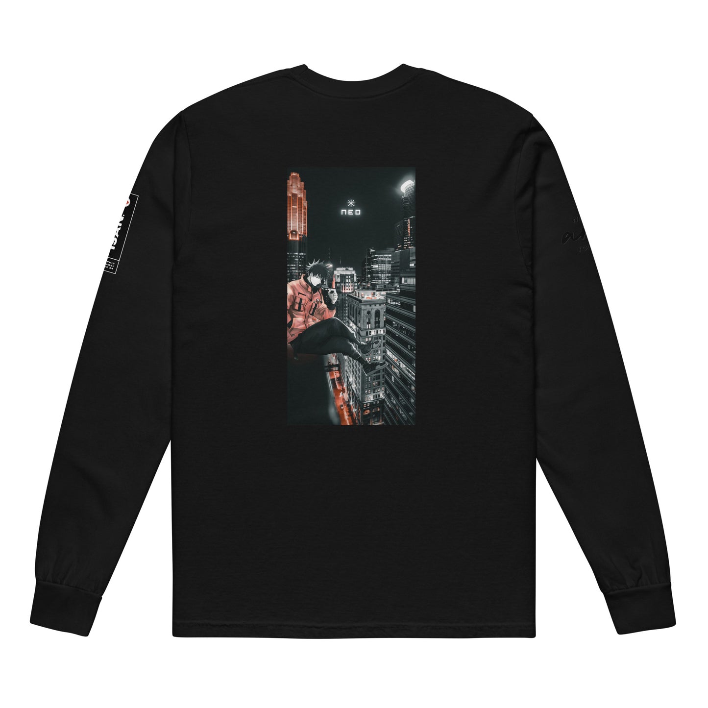 ISAN Unisex "Neo Black" Long Sleeve