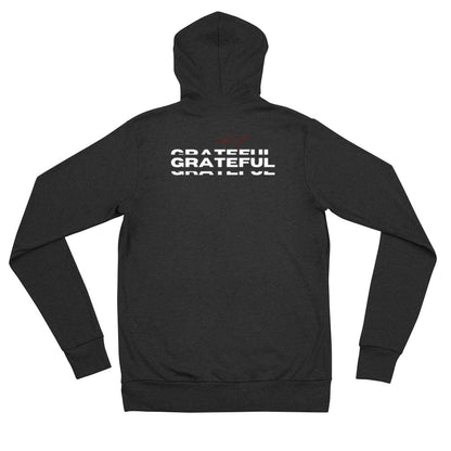 ISAN Unisex Grateful R Zip Hoodie