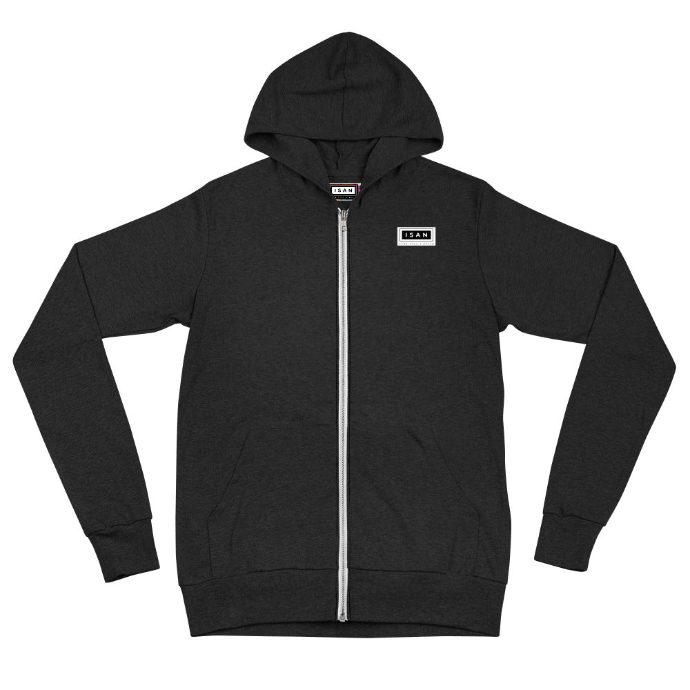 ISAN Unisex Grateful R Zip Hoodie